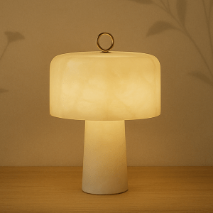 Lotus Moon 芙月｜Alabaster Table Lamp